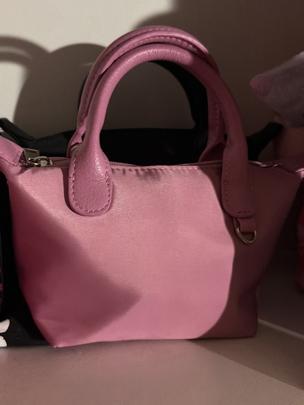 Amazon Pink Mini Top-Handle Tote
